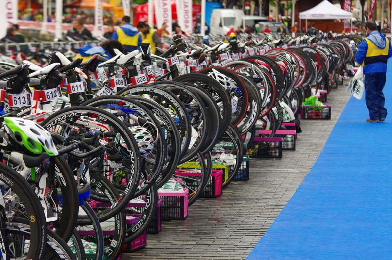 Bilbao Triatlón 2013 Primera transición