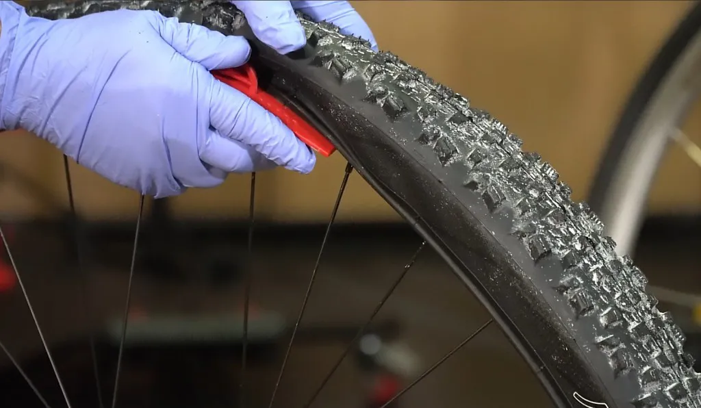 El Desmontable Tyre Glider en acción