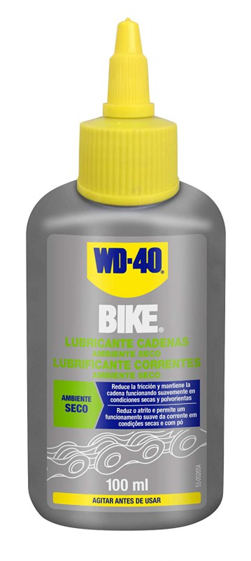 WD40 WD-40 BIKE, Lubricante de Cadenas Bicicleta. Ciclismo All Conditions,  250 ml-WD40