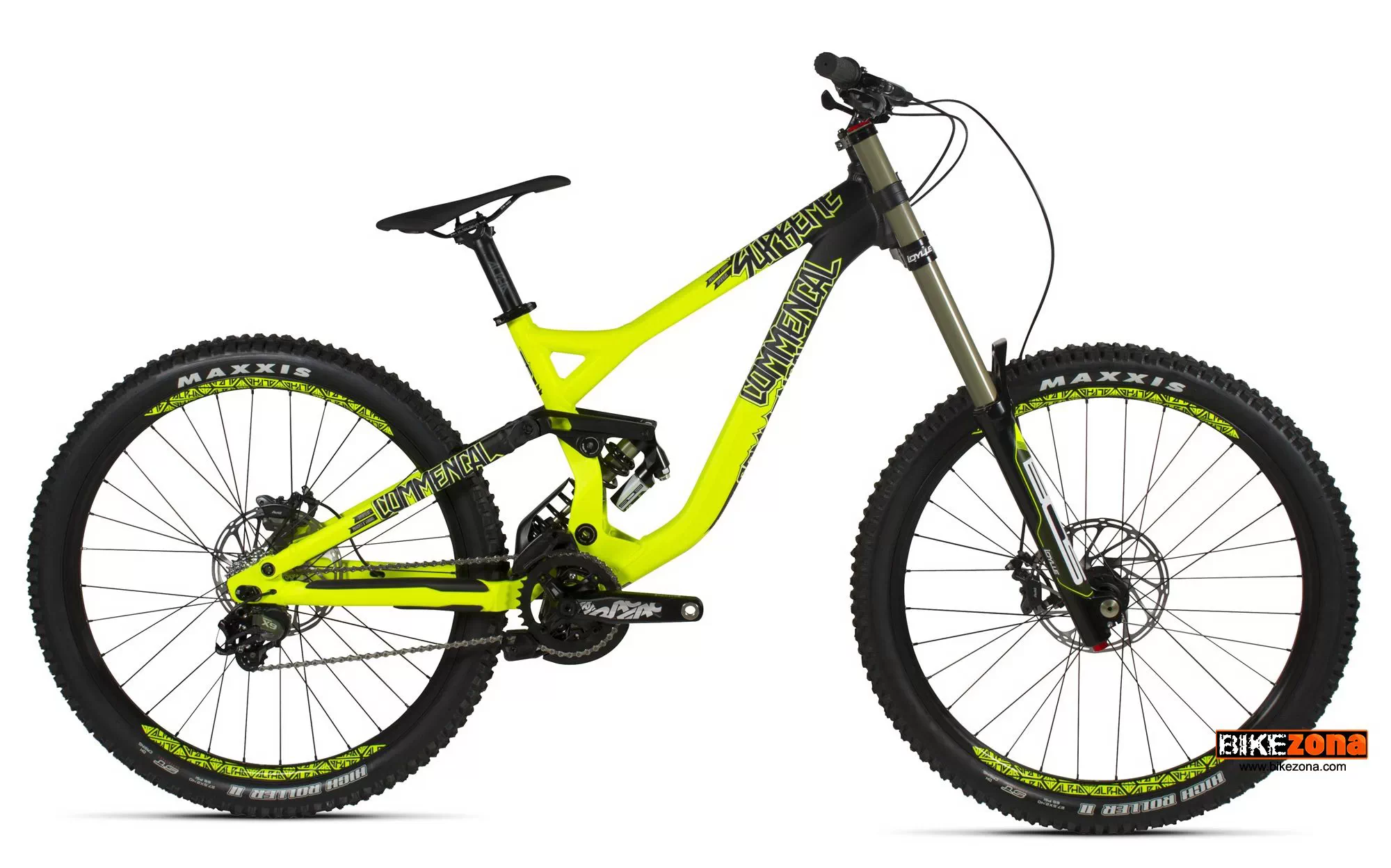 Bikes Commencal Cycliste Rose Fluo Bicycle Commencal Supreme Dh 